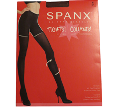 Spanx Luxe Leg Shaping Premium Power Leg Opaque Tights Wine Size C - £17.03 GBP