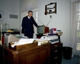 Vice-President Lyndon Johnson watches lift-off of Alan Shepard New 8x10 Photo - £6.93 GBP