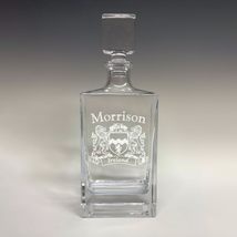 Morrison Irish Coat of Arms Deluxe Whiskey Decanter - £50.09 GBP