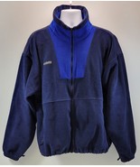 D) Men&#39;s Columbia Sportswear Company Fleece Navy Blue Size Large Jacket - £11.92 GBP