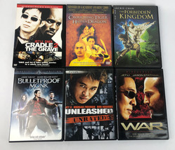 6 Kung Fu / Martial Arts Movie Dvd Lot - Chow Yun-Fat Jackie Chan Jet Li - Mint - £21.57 GBP