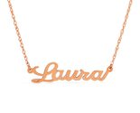 14K. SOLID GOLD NECKLACE PERSONALIZED NAME PINYON SCRIPT FONT - $618.74