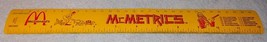 McDonalds McMetrics Metal Flexing Twelve Inch Rule Centimeters Inches - $6.95