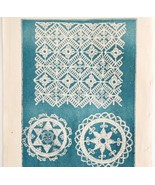 1868 Patterns In Crochet Print Color Victorian Era Peterson&#39;s Magazine C... - $41.86 CAD