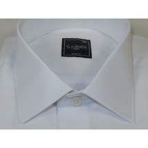 Men's Shirt Hankie CASILA Turkey Cotton Blend Long Sleeves 501800-01 White image 6
