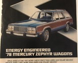 vintage 1978 Mercury Zephyr Print Ad  Advertisement pa1 - £6.28 GBP