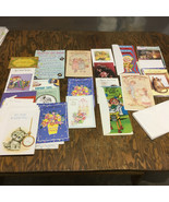 Vintage mixed lot of 36 get well unused greeting cards collectible old c... - €17,02 EUR