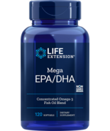 5 BOTTLES SALE Life Extension Mega EPA/DHA 120 softgels - £69.15 GBP