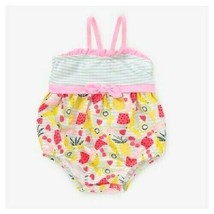 Cat &amp; Jack Baby Girls&#39; Fruit Print One Piece Swimsuit Size 3-6 Months NWT - $10.98