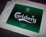 Carlsberg Beer Metal Tin Wall Sign about 19 1/2&quot; x 15 1/2&quot; Lager Bar Man... - $29.69