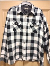 Vintage Mens Acrylic Wool Flannel Shirt Buffalo Plaid SZ 2X Woodland - $23.38