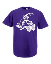 Mens T-Shirt Beautiful Butterfly, Butterflies Shirt, Nature Abstract Tshirt - £19.77 GBP