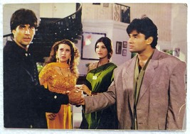 Bollywood Akshay Kumar Sonali Bendre Sunil Karisma Kapoor Old Original Postcard - £11.70 GBP
