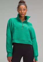 LULULEMON SCUBA OVERSIZED FUNNEL NECK 1/2 ZIP~CASCADIA GREEN~XS/S M/L XL... - £125.48 GBP