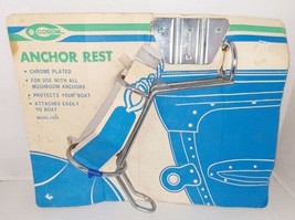 Vtg New Mushroom Anchor Rest Chrome Plated Model 6315 Boat Protection - $98.00