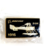 Boeing 1916 Model 1 B &amp; W Seaplane Biplane Aircraft Commemorative Pin Av... - $20.49 CAD