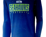 Fanatics Seattle Seahawks Branded Stack Box Long Sleeve T-Shirt College ... - £13.97 GBP