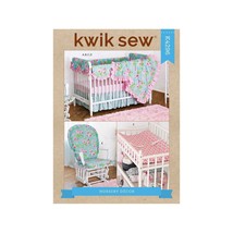 Kwik Sew Sewing Pattern 4296 10858 Nursery Decor Crib Blanket Chair Cover - £10.78 GBP