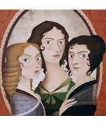Bronte Sisters Postcard Authors 2018 Wuthering Heights Jane Eyre Agnes G... - $19.99