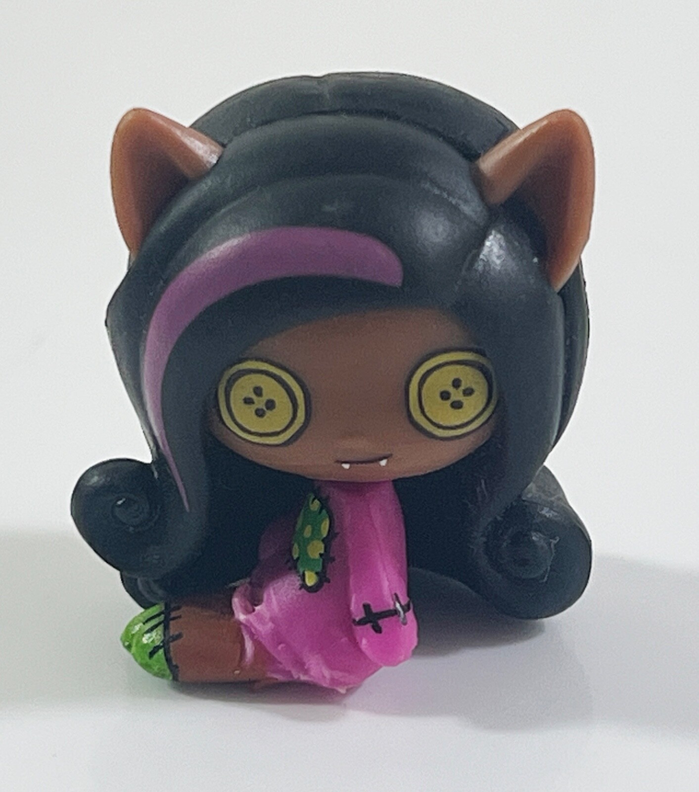 Monster High Minis Rag Doll Ghouls Clawdeen Wolf Figure w/ Button Eyes S... - $10.88