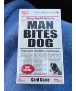 New Moog World Gazette Man Bites Dog Hilarious Headline Card Game 8+ 2-6... - £11.11 GBP