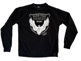 Tango Charlie Lucy Buhat Sweatshirt Adult Large Black Claim Your Power C... - $9.89