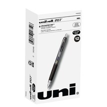 uni-ball uniball 207 Retractable Gel Pens Ultra Micro Point 0.38mm Black... - £31.16 GBP