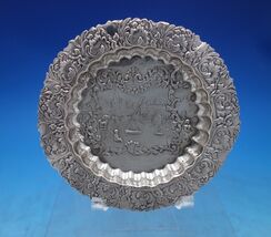 Dutch Sterling Silver Candy Dish w/ Harbor Scene Boats Windmill Ball Fee... - €110,41 EUR