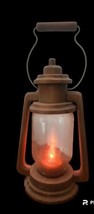 Vintage Railroad Barn Lantern Shop Wood Project Electric Dated Signed - £27.49 GBP