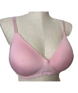 Just Be 40C Bralette Pink Lacey Pullover Lightweight Padded T-Shirt Bra ... - $20.41 CAD