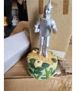 Vintage The Wizard of Oz - Tin Man Music Box Figure by Schmid  - Porcela... - $28.50