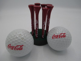 Coca-Cola Golf Ball and Tee Gift Set Taste The Feeling 8 Tees 2 Golf Balls - £8.75 GBP
