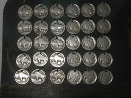 Wholesale Lot Of 60 Buffalo Indian Head Nickel USA Coin Charm Pendant Pendants - $102.96