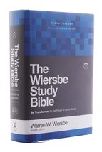 NKJV, Wiersbe Study Bible, Hardcover, Red Letter, Comfort Print: Be Transformed  - £54.66 GBP