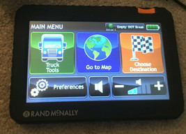 RAND MCNALLY TND-720 TRUCK GPS RECEIVER  CAN&#39;T UPDATE OTHERWISE WORKING ... - $118.79