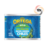 12x Cans Ortega Fire Roasted Mild Diced Green Chiles | 4oz | Fast Shipping! - £28.07 GBP