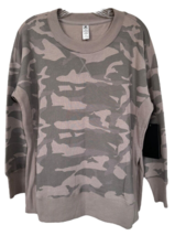 90 Degree by Reflex Women&#39;s Active Pullover Top Side Slits Sz S Camo Dri... - £15.47 GBP