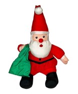 Vintage Santa Claus By International Silver Co Nylon 24&quot; Stuffed 1991 Ch... - $40.72 CAD