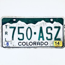 2014 United States Colorado Rockies Trailer License Plate 750-ASZ - €12,03 EUR