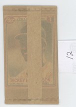 1990 Post unopened Baseball Rickey Henderson  &amp; George Brett  inv 12 - £9.37 GBP