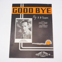 Sheet Music Goodbye F.P. Tosti Harold Stoks Songbook - £7.71 GBP