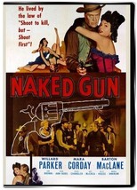 Naked Gun 1956 DVD - Willard Parker, Mara Corday, Veda Ann Borg, Barton MacLane - £9.10 GBP