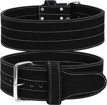 Powerlifting Belts Leather Single Prong 4&quot; Wide 10mm Thick. - £15.88 GBP+