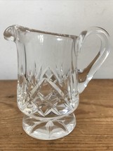 Vintage Galway Irish Crystal Clear Quilted Cut Glass Creamer Small Pitch... - £63.94 GBP