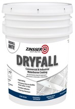 Zinsser 293233 Dryfall Commercial &amp; Industrial Waterborne Coating, 5 Gal... - $121.13