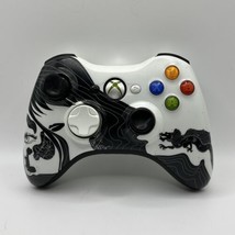 Microsoft Xbox 360 Wireless Controller Limited Edition Dragon Age Black &amp; White - £14.78 GBP