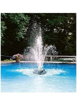 Outdoor Pool Fountain Grey Rock Three Tier Fountain For Swimming Pools (... - $197.99