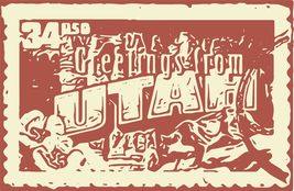 Utah American State Stamp Vintage Postage Vinyl Decal Sticker UV &amp; Water... - $109.41 MXN