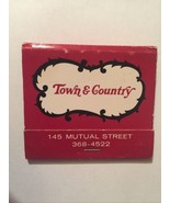 Matchbook Town &amp; Country Toronto Ontario - $5.92 CAD