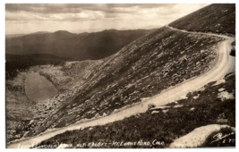 RPPC Sanborn Postcard E-77 Lost Lincoln Lake. Mountain Evan Road, Colorado - £15.44 GBP